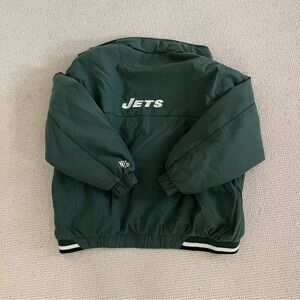 Rare Vintage Green Jets Pullover Jacket